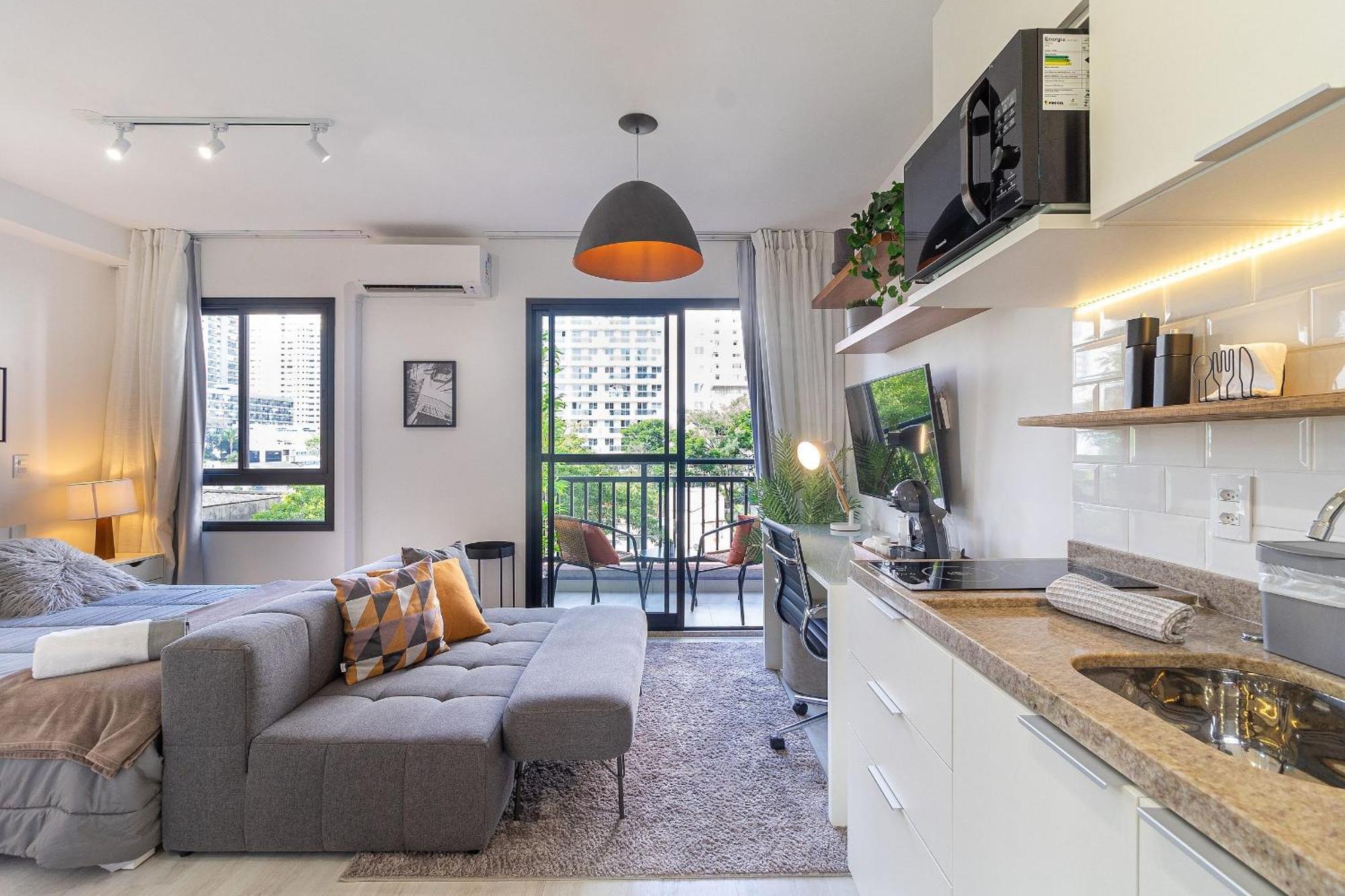 Oba 165 Loft Calixt Pinheiros Apartment เซาเปาโล ภายนอก รูปภาพ